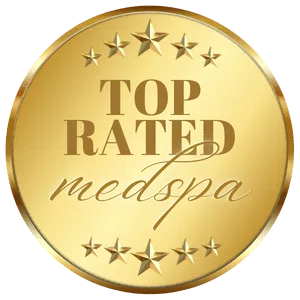 A badge of being a top-rated medspa.